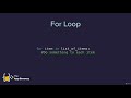 Using the for loop with Python Lists | 100 Days of Code: The Complete Python Pro Bootcamp