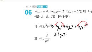 쌩기초 로그문제풀이