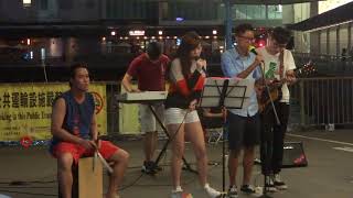 假如真的再有約會 + 漩渦 (Cover by Bone.Music) @尖沙咀碼頭 Busking 2017.09.05