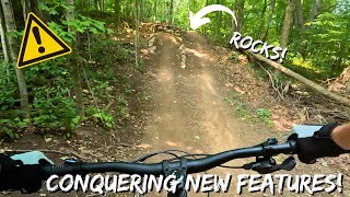 DOUBLE DRAGON JUMPLINE | CONQUERING NEW FEATURES AT HERITAGE MTB TRAILS