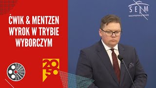 [Pl2050]: Ćwik \u0026 Mentzen: Wyrok w trybie wyborczym