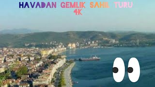 Havadan Gemlik Sahil Turu 4K - Güzel Gemlik