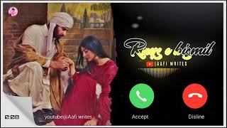 Raqs e bismil ost ringtone|Sad flute ringtone|Pakistani drama ringtone|Aafi writes