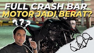 FULL CRASH BAR BERAT KE MITOS? | TTS BERSAMA GENG SUZUKI VSTROM 250 SX