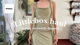 try on haul with littlebox/trendy dresses for upcoming events