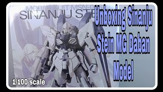 Unboxing Sinanju Stein MG 1/100 Daban Model