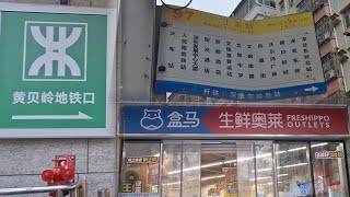 蓮塘口岸 | 黃貝嶺中村 | 民生地鋪 | 深業東嶺 | 盒馬outlet | 平價貨品 | 2024-10-18(星期五)實況