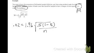 Determining Minimum Sample Size for Proportions