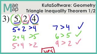 KutaSoftware: Geometry- Triangle Inequality Theorem Part 1