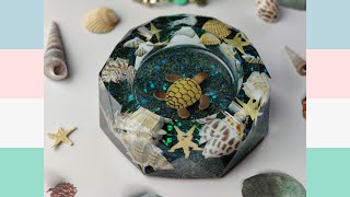 DIY COMO HACER UN CENICERO MARINO CON RESINA EPOXI (HOW TO MAKE A MARINE ASHTRAY WITH EPOXY RESIN)