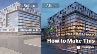 Making-of Tutorial for Animated Architectural Visualization | Commercial Complex