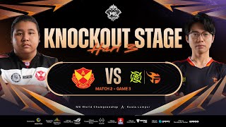 [ID] M6 Knockout Stage Hari 3 | SELANGOR RED GIANTS VS NIP FLASH | Game 3