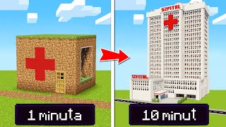 Poprosiłem 10 LOSOWYCH OSÓB aby zbudowali SZPITAL w MINECRAFT!