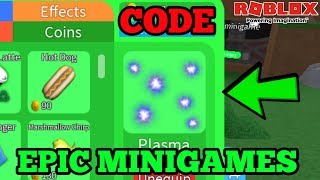 Roblox Epic Minigame Codes 2019