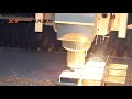 20mm carbon steel cutting with 20kw high power fiber laser cutting machine