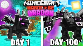 I Survived 100 Days as an ENDER DRAGON in HARDCORE MINECRAFT