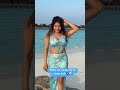 maldives beach ramp walk challenge 🌊👠 what really happened fun with navneet 💙 maldives