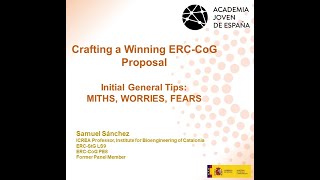 Crafting a Winning ERC-CoG Proposal