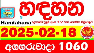 Handahana 1060 2025.02.18 Today NLB Lottery Result අද හඳහන දිනුම් ප්‍රතිඵල අංක Lotherai 1060 hadahan