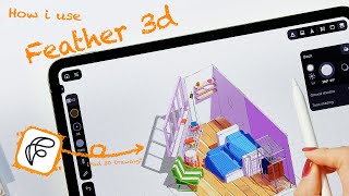 How to Draw an Interior | Feather 3D Tutorial