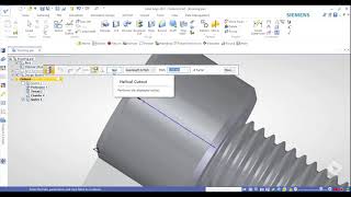 Solid Edge 2021 - Tutorial - Knurling