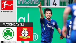 Greuther Fürth vs Bayer Leverkusen 1-4 Highlights | Bundesliga 2021/22
