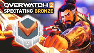 SPECTATING THE BEST BRONZE PLAYER OVERWATCH 2! (Bronze 2) - OverAnalyzed!