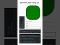 Change CSS property using Javascript