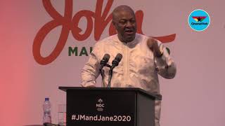 Mahama promises to create one million jobs by end of first term if elected