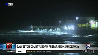 Galveston County storm preparations underway