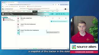 Codebeamer Baselines Configuration