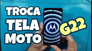 COMO TROCAR A TELA DO MOTO G22 sem aro