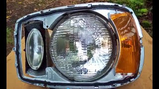 Project W115  200D 1971 |  Front lamp Restoration