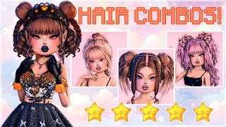 15 Cute HAIR COMBOS that YOU NEED TO TRY in the new DRESS TO IMPRESS UPDATE! 💕