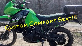 KLR650 Budget Build Part 5, Full Custom Seat Design!!!