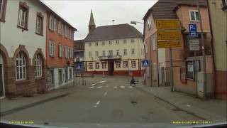 Ortsdurchfahrt im Odenwald/ERB: Oberzent/Beerfelden (SO rein, SW raus)