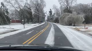 Monterey Louisiana Ice Storm February 2021