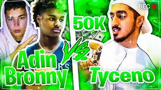 Bronny James and Adin go Against Tyceno in $50,000 Wager... It got HEATED!!! (NBA 2K20)
