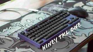 Hiney TKL One built with Cherry MX Blacks on Alu Plate Sound Test