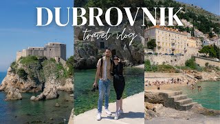 CROATIA TRAVEL VLOG: Dubrovnik old town city walls, beaches \u0026 Michelin star restaurant