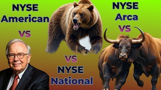 🔄 NYSE American vs NYSE Arca vs NYSE National, American Stock Exchange, AMEX \u0026 ArcaEx \u0026 NYSE Pillar🔄