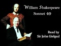 Sonnet 49 by William Shakespeare - Read by John Gielgud