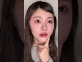 メイク アイメイク 美容 一重メイク makeup カットクリース 一重女子 ピンクメイク メイクチャレンジ 検証