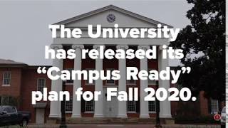 The University Released “Campus Ready” plan for Fall 2020