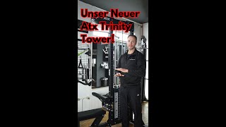 ATX Trinity Tower Reel Latzug Gym Machine Lat Pulldown Fitness Video