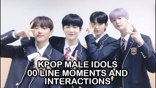 KPOP MALE IDOLS 00 LINE MOMENTS ft. DAEHWI