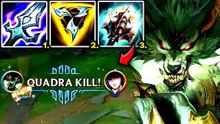 WARWICK TOP IS STUPIDLY STRONG \u0026 THIS IS NOT FAIR (QUADRA KILL) - S14 Warwick TOP Gameplay Guide