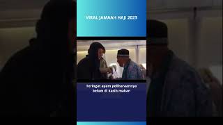 Viral momen Jamaah Haji memnita turun teringat ayamnya