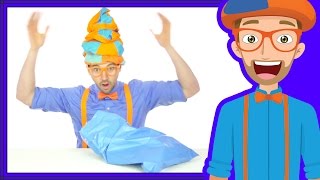 Learn Colors with Blippi | The Blue Song | Songs for Kids