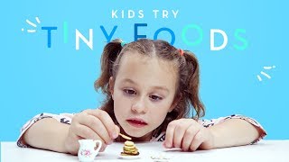 Kids Try Tiny Foods | Kids Try | HiHo Kids